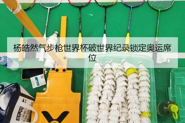 杨皓然气步枪世界杯破世界纪录锁定奥运席位